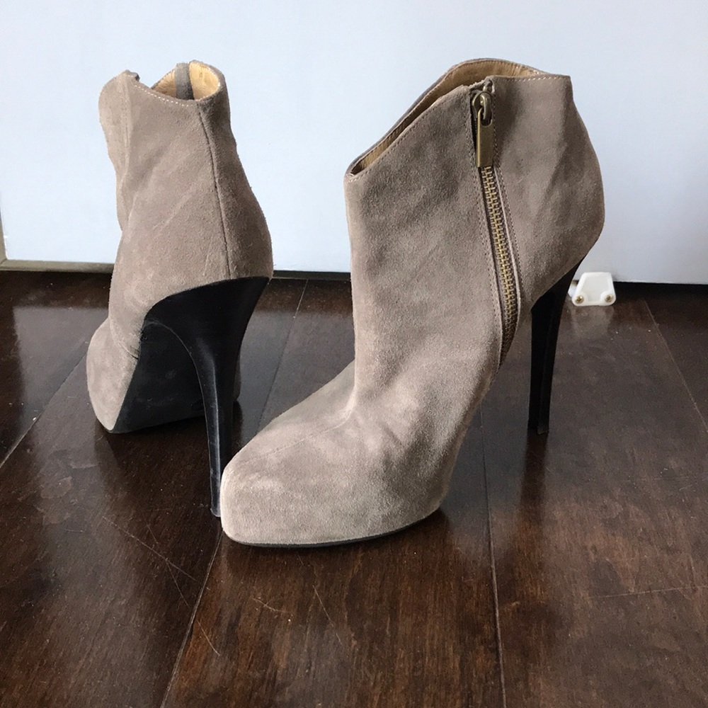 Suede Gray Jessica Simpson Booties